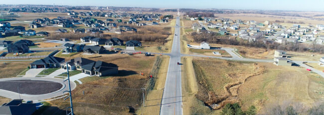 Roadway design and expansion of Cornhusker Road from 180th to 192nd Street in Sarpy County, Nebraska.
