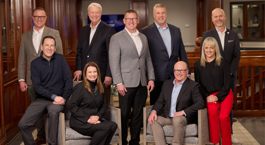 Group photo of Lamp Rynearson's board of directors