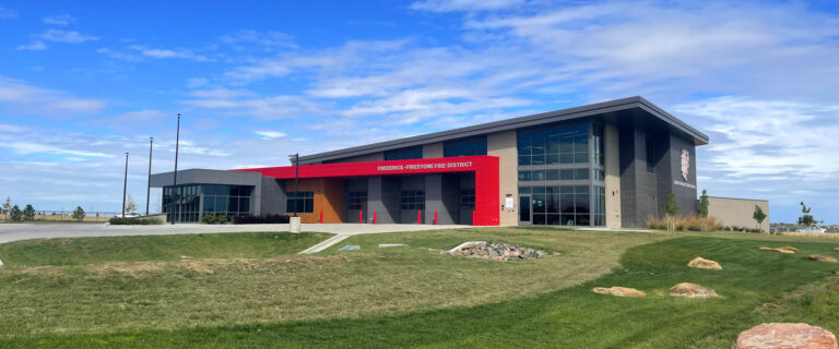 Front design of frederick firestone fire station